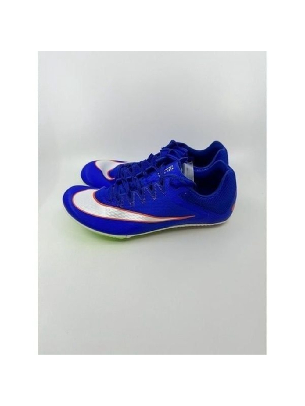 Nike Zoom Rival Sprinter Track Spikes Racer Blue Lime DC8753-401 Men's Size 9.5 - Picture 2 of 6
